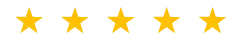 5 star reviews