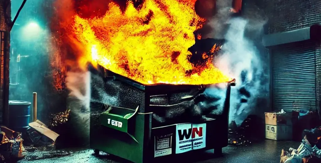 Dumpster fire Sell your house