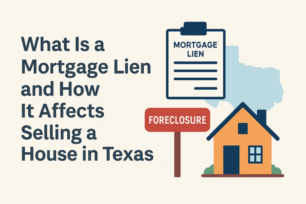 mortgage lien Texas real estate sale foreclosure guide