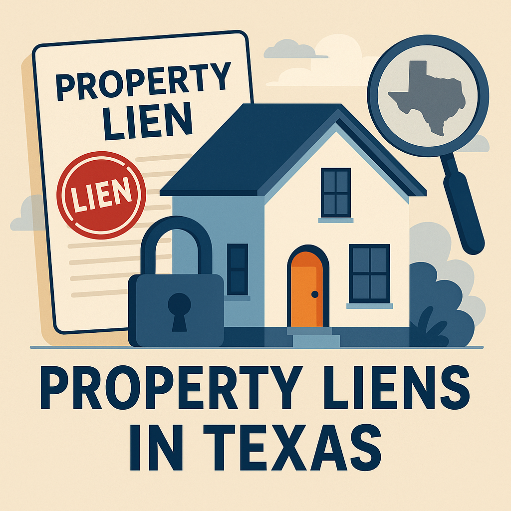property lien Texas title search affects home sale and closing